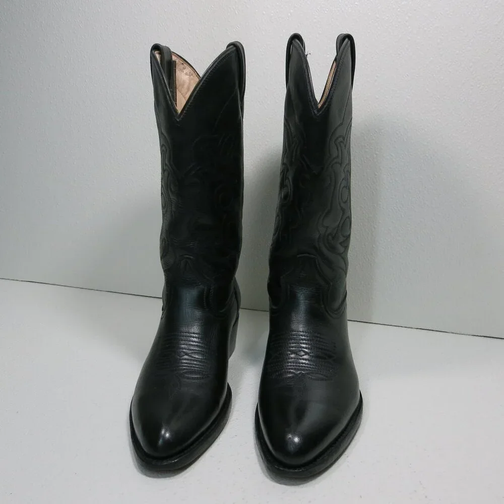 Doble L Botas (25) Oil Tanned Leather Men's Kicker Cowboy Western Boots Shoes 8